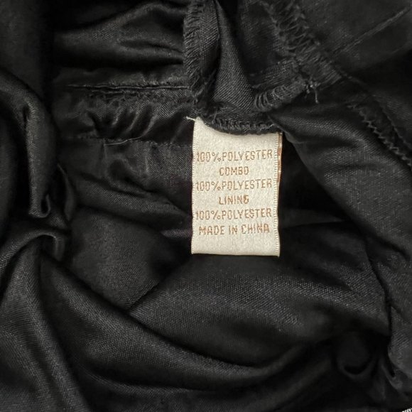 Aidan Mattox Gold Sequins Black Mesh Sequin Short Sleeve Mini Dress 0 - Picture 5 of 5